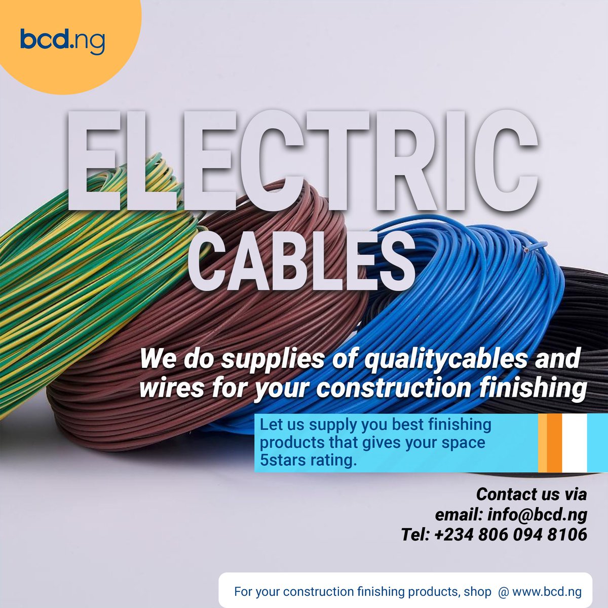 bcd_ng_'s tweet photo. Let's handle your construction &amp; construction finishing products

Tel: +234 806 094 8106
Email: info@bcd.ng

#propertynigeria #realestatenigeria #realestate #ibejulekki #ikoyi #propertyinvestment #entrepreneur #lekkilagos #bcdng #shopbcdng #construction #todaysnews #construction https://t.co/vC4GWYEHaf