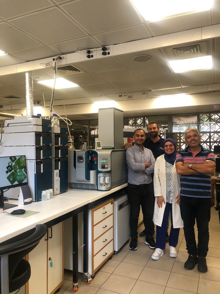SCIEXnews's tweet photo. A big #ThankYou 🙏 to #TeamSCIEX engineers Mar'ie Khawajah and Joseph Eid for their recent two-day X500R QTOF preventative maintenance session for Rania Shatila and team at CRSL! 

#InstrumentsIRL #SCIEXworld https://t.co/4Ho4971hXd