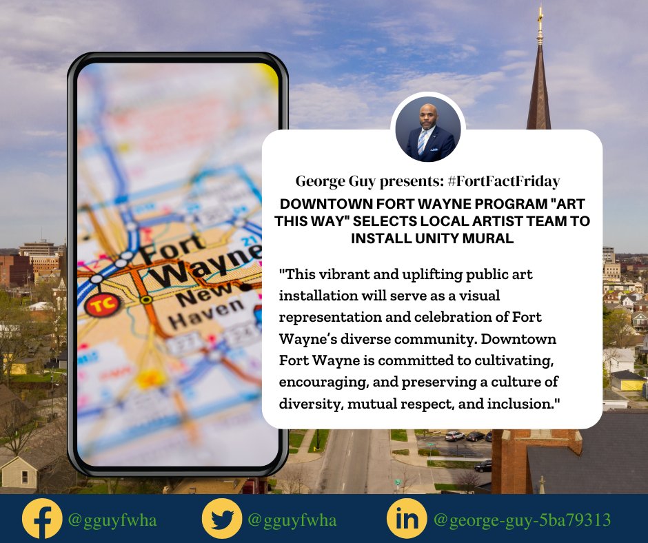 gguyfwha's tweet photo. #FortFactFriday: Downtown Fort Wayne will soon be the home to a 4,000 square foot celebration of diversity. Read more here: https://t.co/tlHpDlq0iD https://t.co/n10XvaRnSl