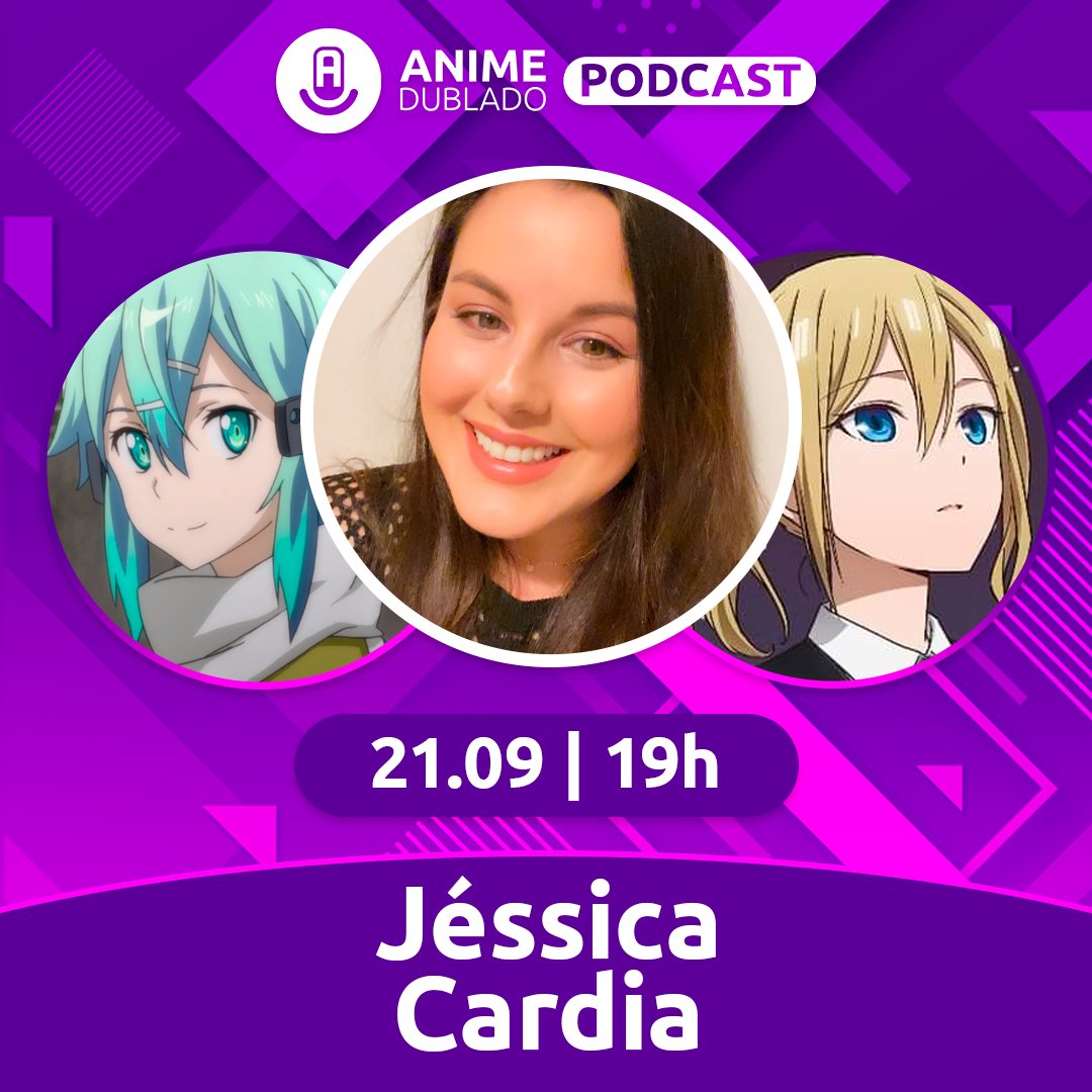 Anime Dublado on X: Jessica Cardia (@JessicaCardia) como Aishia   / X