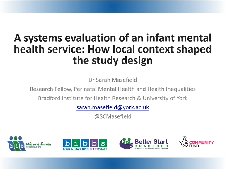 PhDPotts's tweet photo. Fantastic afternoon with the @SystemsEvalNet! 

We heard from @SCMasefield about about the @BetterStartBfd Innovation Hub evaluation of @LMM_BDCFT and worked toward re-focusing the future of the network.

Thanks also to my fabulous co-presenters @katieshearn1 and @YanainaChU! https://t.co/HQr2cZVdeI