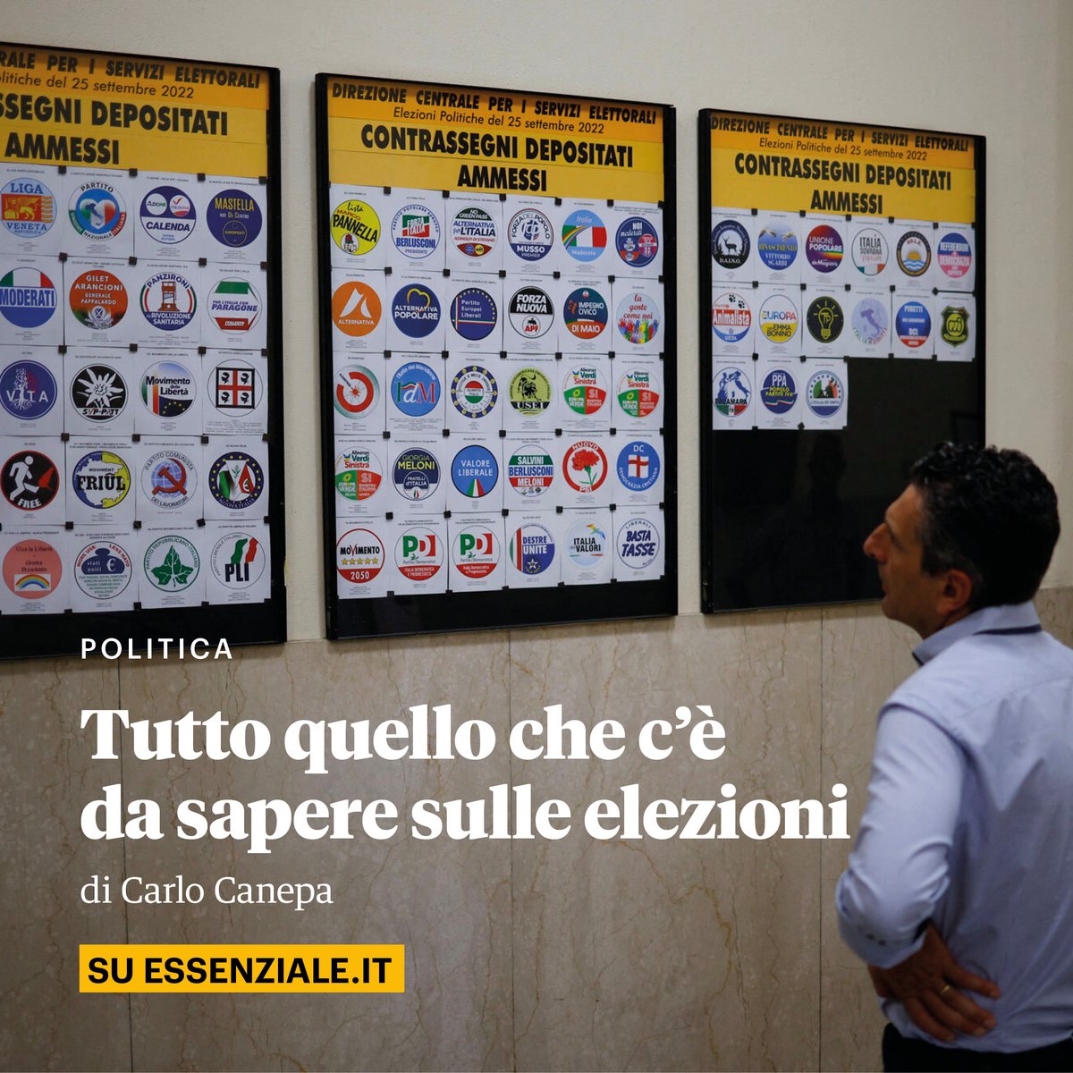 essenziale_it's tweet photo. Come funziona il Rosatellum? Cos’è l’effetto flipper? Quanti segni si possono mettere sulla scheda elettorale? Una guida per votare il 25 settembre, a cura di Carlo Canepa: https://t.co/k9iBoYerxA https://t.co/yPt3Wn4Lzl