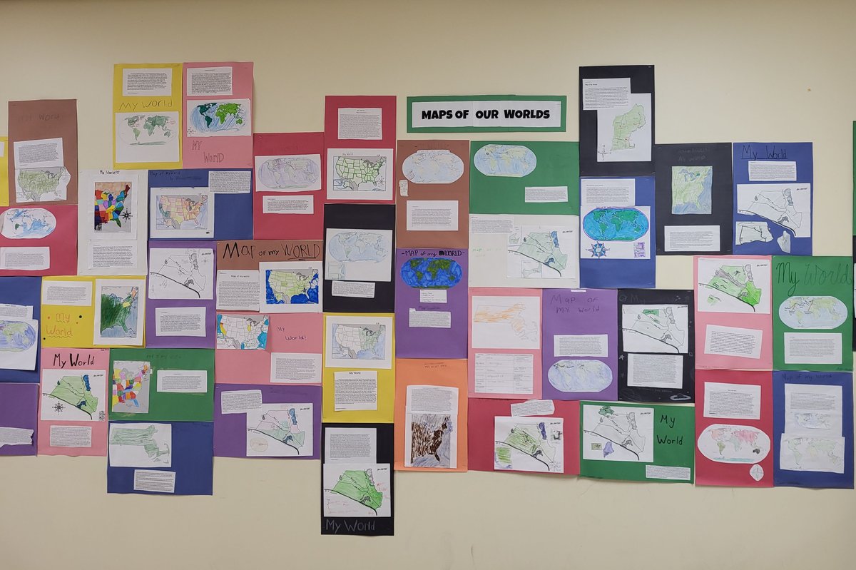 keyeshistory's tweet photo. To practice mapping and get to know a little about each other, Sky students created a "Map of My World" as our first project this year. https://t.co/vNn2Mi3PAH