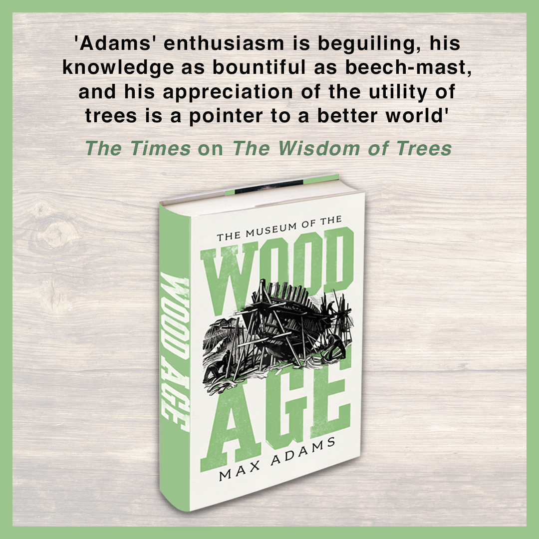 HoZ_Books's tweet photo. 'Adams' enthusiasm is beguiling, his knowledge as bountiful as beech-mast...' @thetimes on #TheWisdomOfTrees
#TheMuseumOfTheWoodAge by Max Adams is a passionate & imaginative exploration of wood - the material that shaped human history
Out now: https://t.co/U5PcZ5RBfd https://t.co/pBl7q4pksu