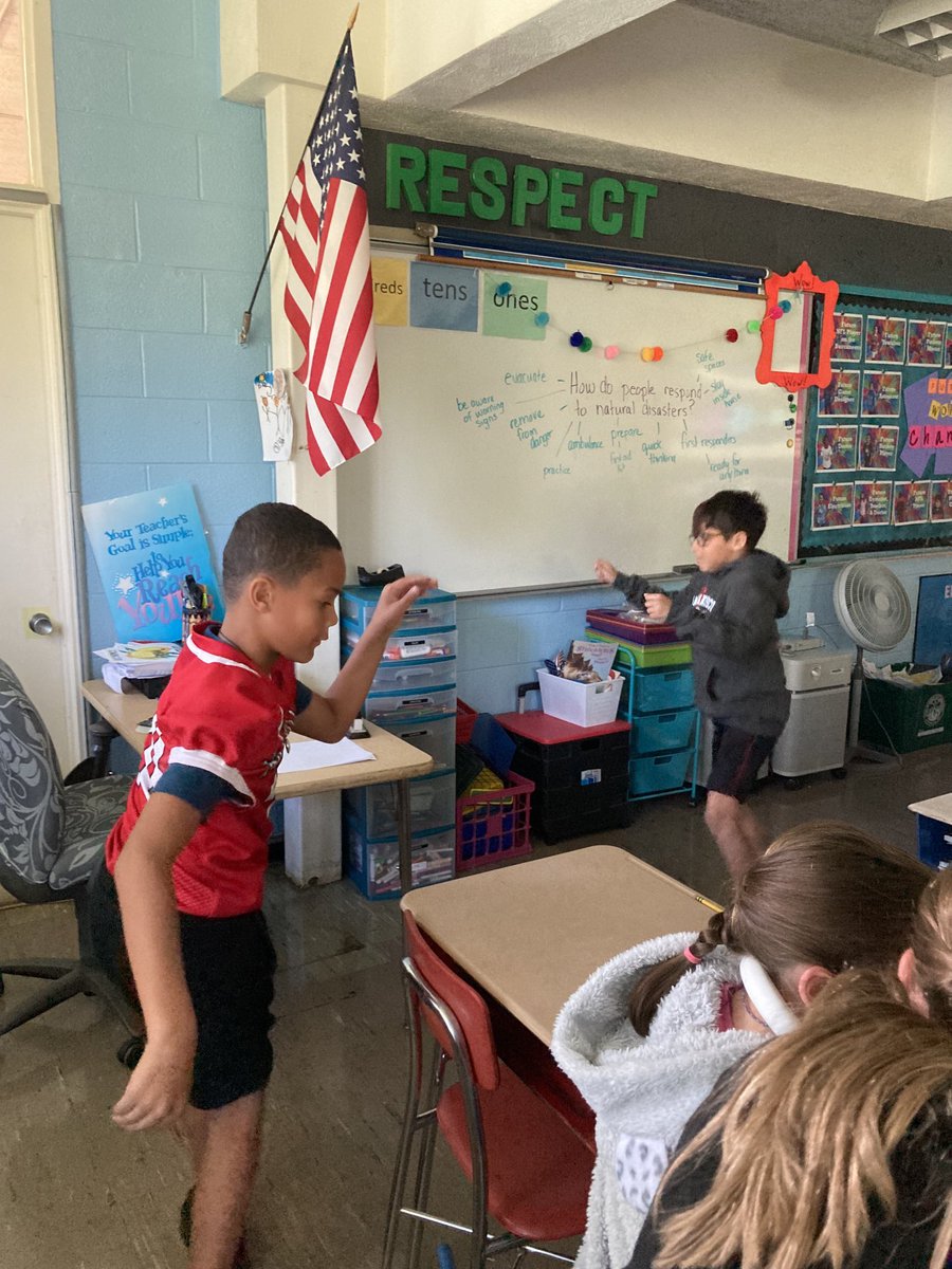 JJ and Nico are jamming to the multiples of 5. We are dancing our way to being Basic Fact Ninjas! #NumberRock #AwesomeAmvet <a href="/NApublicSchools/">North Attleborough Public Schools</a>