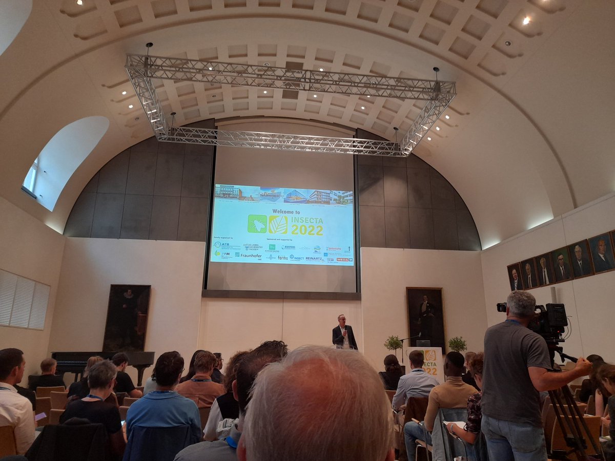 ArthySurendran's tweet photo. Fantastic three days conference about insects @INSECTA2022. Really interesting talks about various aspects of insect rearing. Great to have the chance to present  my work about frass https://t.co/KUflDJCP0P