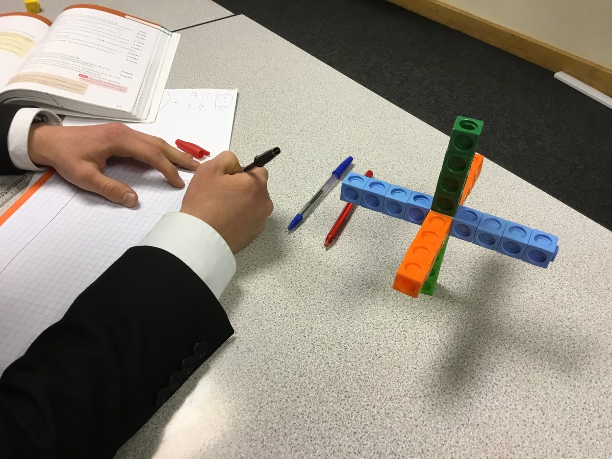 SECMathematics's tweet photo. Today our #FurtherMaths students in #SECYear13 were working on 3D matrix transformations using models to help visualise #SECMaths #SECEnquiring https://t.co/c9RZfWok9y