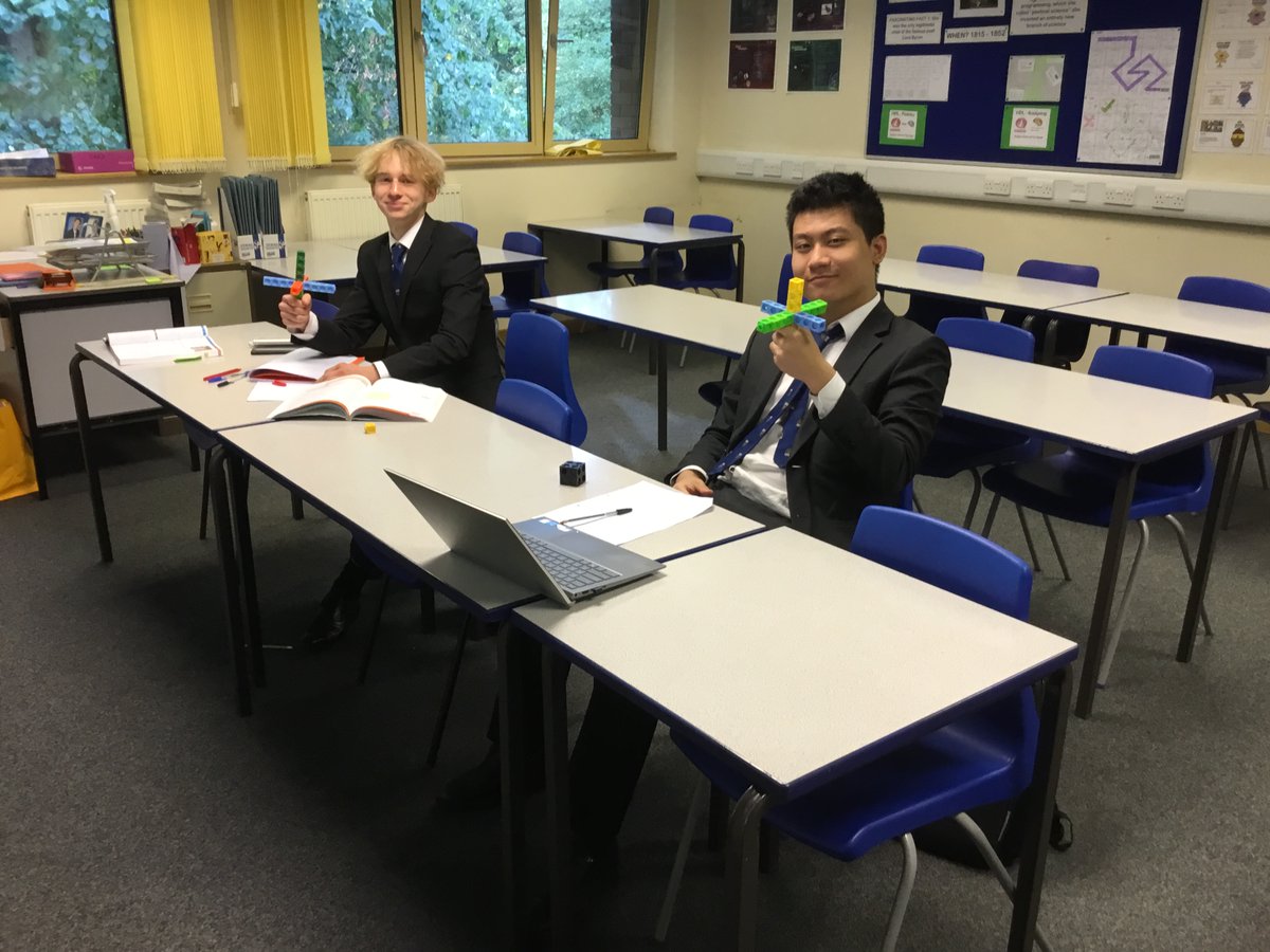 SECMathematics's tweet photo. Today our #FurtherMaths students in #SECYear13 were working on 3D matrix transformations using models to help visualise #SECMaths #SECEnquiring https://t.co/c9RZfWok9y