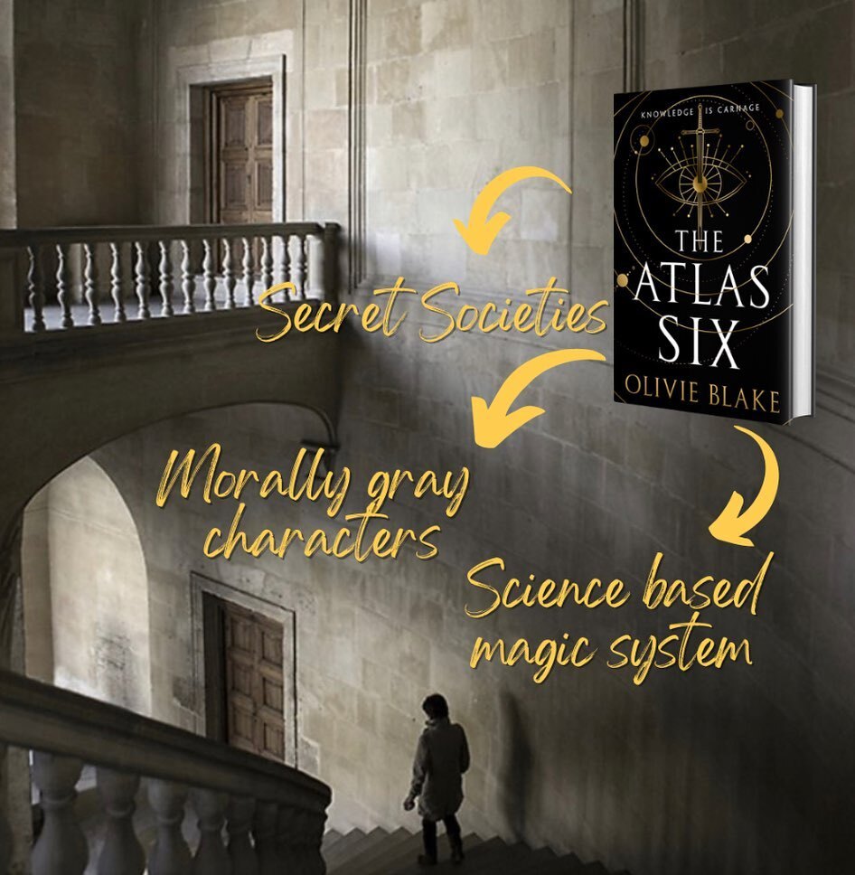 fvhslmc's tweet photo. ✍️First Line Friday✍️ for this week is The Atlas Six by Olivie Blake. It’s giving us all the Dark Academia vibes! 🔮👓🌚 Swipe for the next line! ➡️
.
.
.
.
.
.
.
.
#bengalsread #fvhs #highschoollibraries #wcpsslibrarians https://t.co/Ex0pAj40ox https://t.co/uCadybHeUb