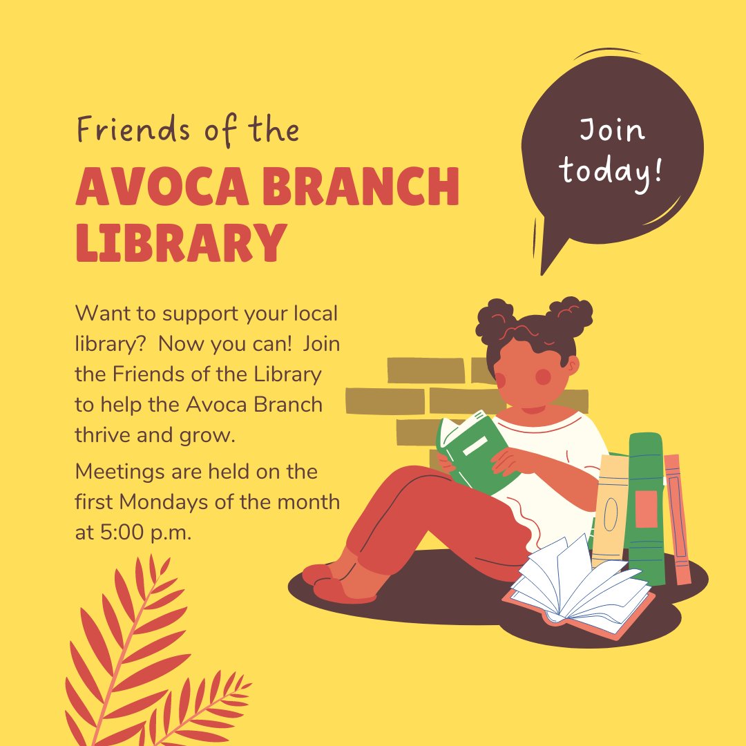 Bristol_Public's tweet photo. Join the Friends of the Avoca Branch today, and gain early access to their book sale on October 6!

Drop by the Avoca Branch to fill out an application. https://t.co/N9252s20Cv