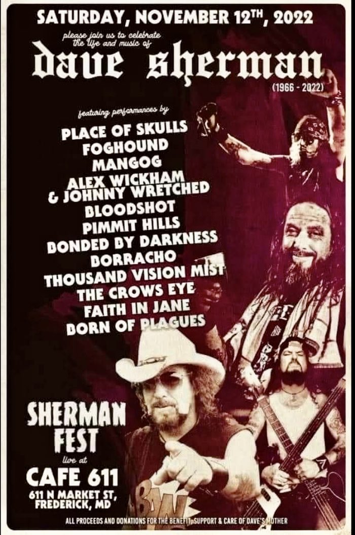 MdDoomFest's tweet photo. #DaveSherman #EARTHRIDE #SpiritCaravan #RIP #DoomMetal #StonerRock #Riffage #TuneDownPlaySlow #HeavyMusic #Doom #HeavyMetal #Sherman https://t.co/7PU5jMyB2V