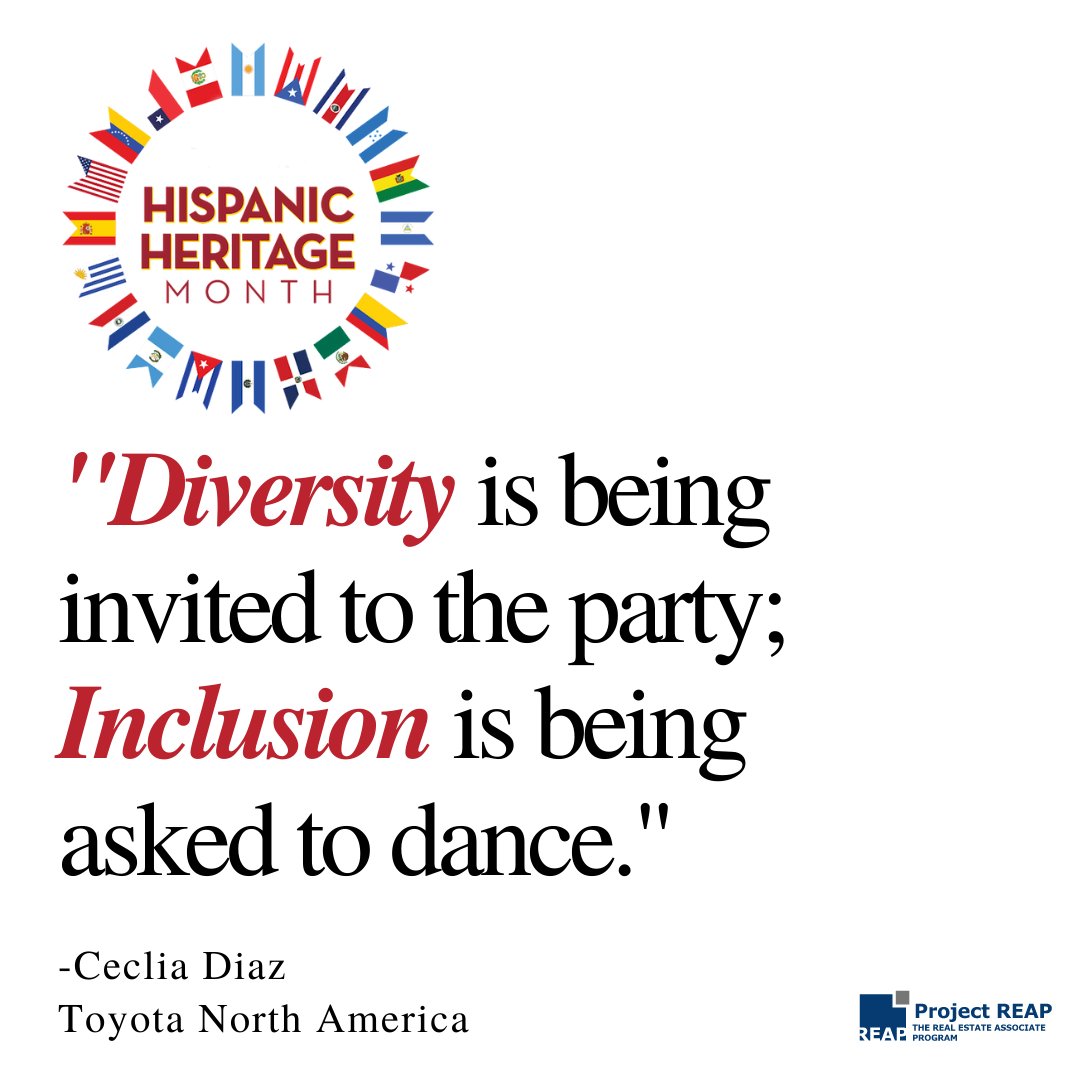 ProjectREAP's tweet image. Project REAP celebrates Hispanic Heritage Month!! 💃

Hispanic Heritage Month celebrates the history and cultural richness of our #latino and #hispanic communities and the countless contributions they have made to our nation.