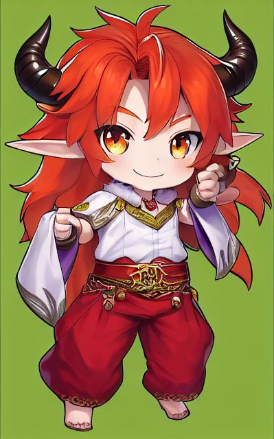 さっきからとりんさまにユシュカのねんどろくれと無茶ぶりを続けている #trinart 