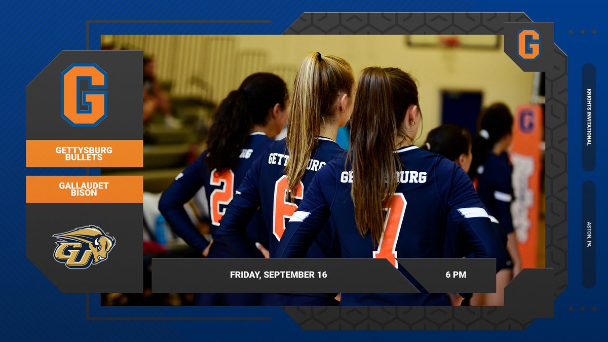 gburgbullets's tweet photo. Volleyball heads to Aston, PA for the first evening of the Knights Invitational! They will face Gallaudet at 6 PM and Neumann at 8. πΆπ· #GoBullets #BulletsVB https://t.co/IGROMuMlyV
