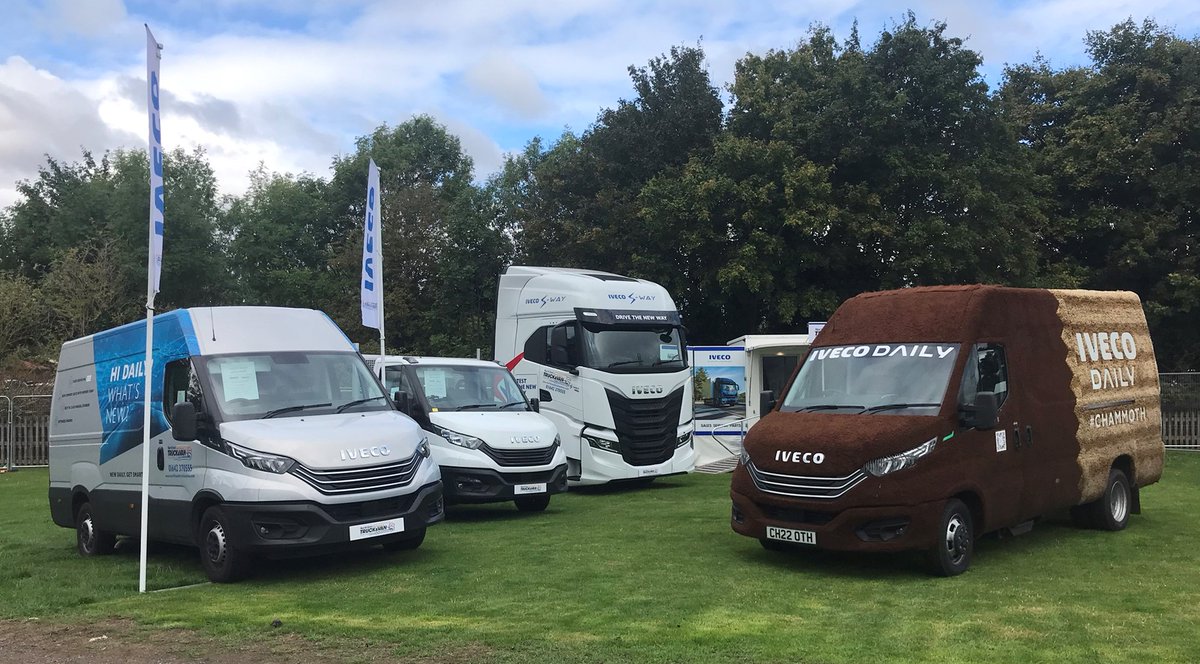 NETVLtd's tweet photo. ***STOKESLEY SHOW***

All set up ready for the show tomorrow

Come and say hello to team and the #Chammoth

Lets hope the sun stays out! https://t.co/37K2XkiPFl