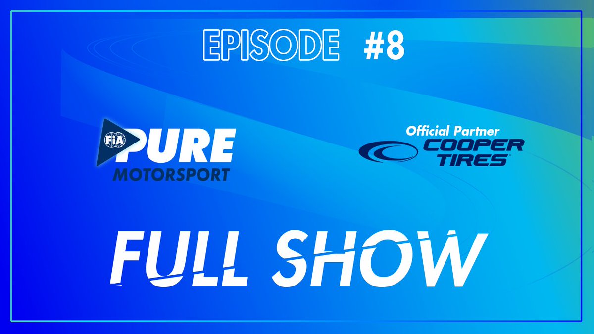 fia's tweet photo. The 8th Ep of 2022 #FIAPureMotorsport is now out!
Watch the full show on youtube: https://t.co/hqqKNTWWoI
#FIAPureMotorsport #Motorsport #Racing #FormulaRegional #FIAHillClimb #FIAAutocross #FIACrossCountryRally #FIACrossCountryBajas
Official Partner: @CooperTireEU https://t.co/orYCjl5XJr