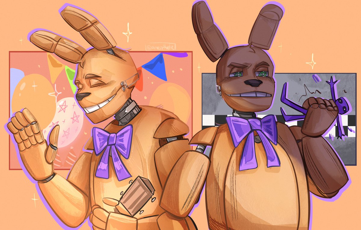 anessthetic's tweet photo. no thoughts just springbonnie
#fnaf #springbonnie #williamafton https://t.co/2DjaI2uTwt
