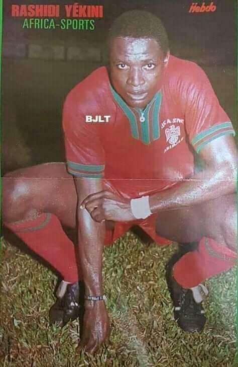 • Rashidi Yekini, l'une des gloires de l'Africa Sport d'Abidjan