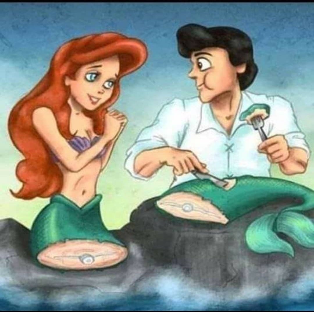 Vamos a hablar de La Sirenita.
Un síntoma de podredumbre social es que se considere un "avance" que una chica negra represente un personaje que expresa el más alto grado de alienación patriarcal femenina, en una de las historias más tóxicas de amor romántico que existen.