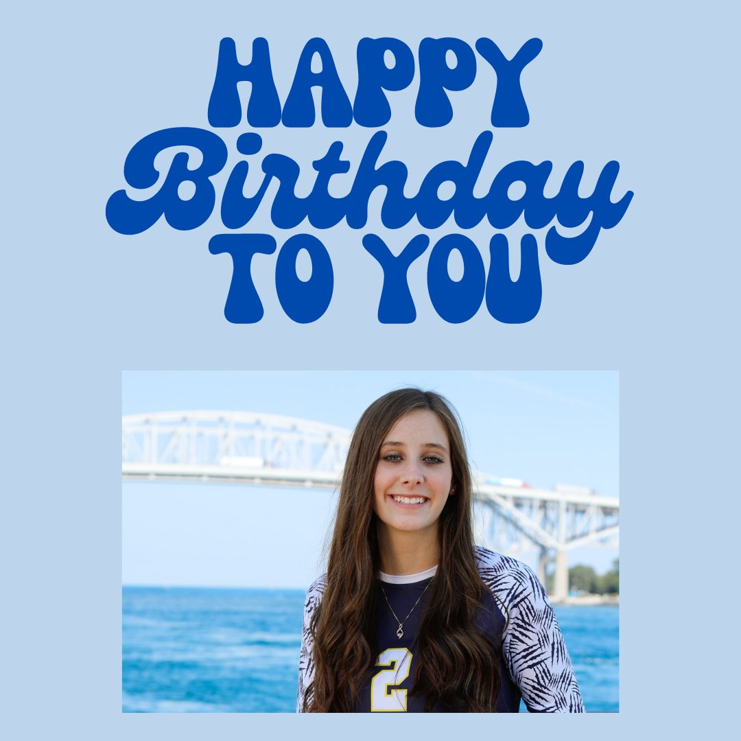 Wishing a Happy Birthday to Elly! Have an amazing day! 🎂🎉🏐