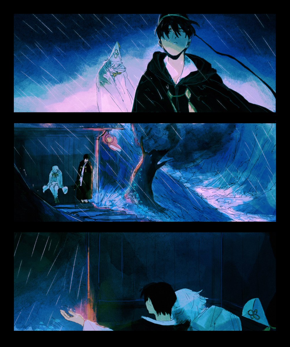 stickymaelk's tweet photo. Rain 
#witchhatatelier #Δ帽子 https://t.co/qK2ZmpPXTW