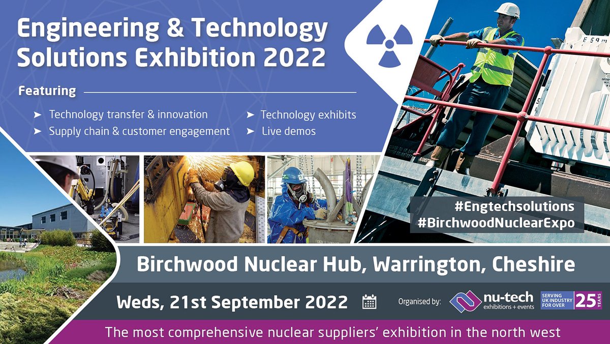 MonaLifting's tweet image. Am y 27ain flwyddyn, mae Parc Birchwood yn dod ag ‘Arddangosfa Atebion Peirianneg a Thechnoleg’ @NuTechEvents yn ôl wythnos nesa, ac rydym falch iawn ein bod yn mynychu!

Dyma’r digwyddiad niwclear mwyaf o’i fath – a fyddwch chi yno hefyd?

#EngTechSolutions #BirchwoodNuclearExpo