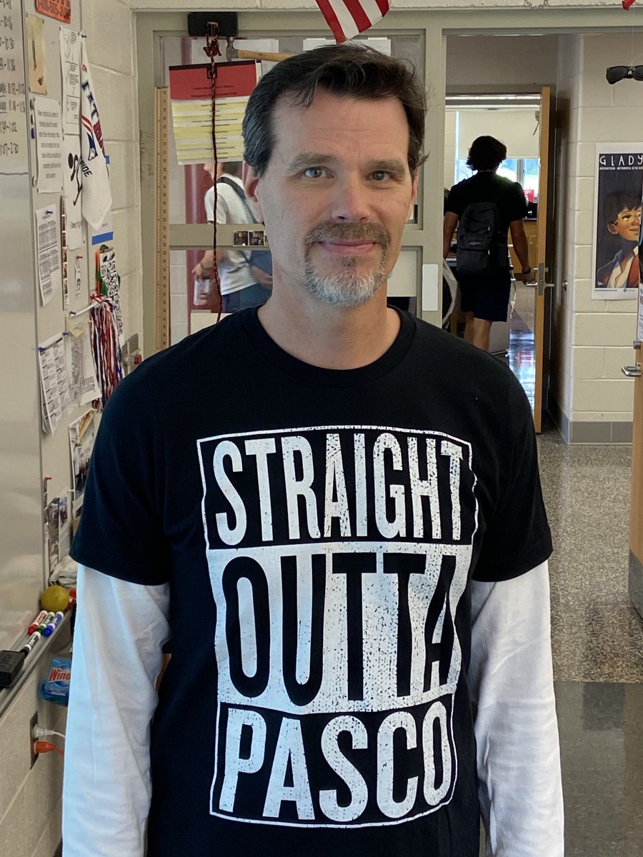 Since ⁦<a href="/pascoscientific/">PASCO scientific</a>⁩ doesn’t have merch, I had to improvise for #nerdyshirtfriday thanks to the town of Pasco, Washington.