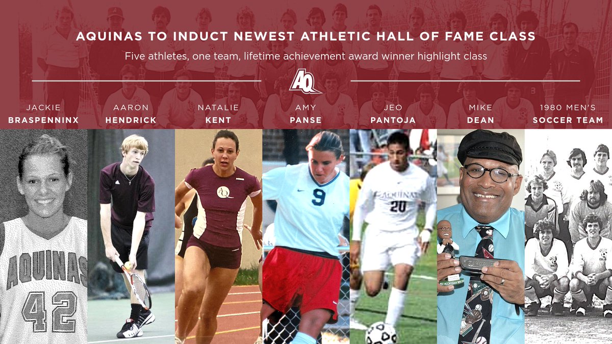 AQSaints's tweet photo. Tonight we induct a new class of Saints into the Coach Terry Bocian AQ Athletic Hall of Fame! We have athletes from @AQWomensBBall, @AQXC_TF, @AQWSoccer, @AQMensSoccer, and AQ tennis! Congrats to all of our soon-to-be Hall of Famers! #SaintsMarchOn https://t.co/IxY7ChKwEr