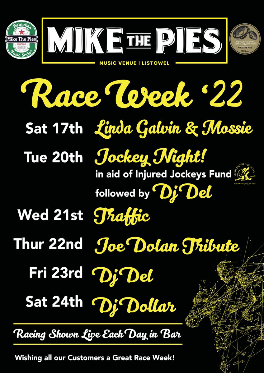 Aiden73's tweet photo. Looking forward to a great week for Listowel Races.. https://t.co/v8bxkOzHSC