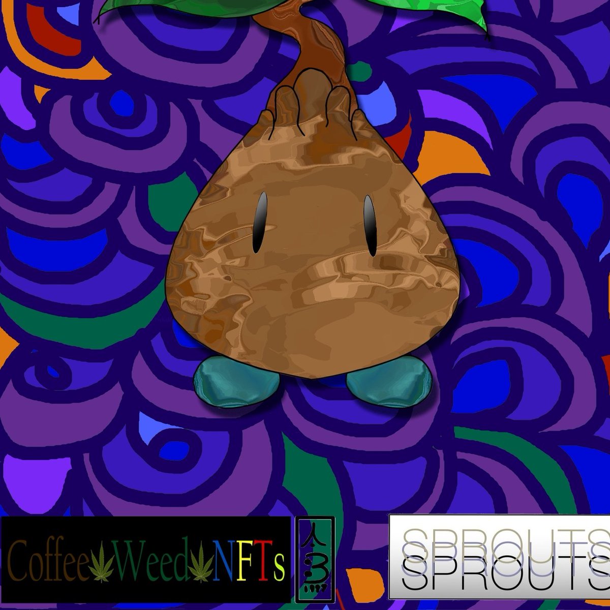 coffeeweednfts's tweet image. The Coffee Sprout has been planted in the collection! 
Check the legendary collab piece for Sprouts NFT Official -&amp;gt; opensea.io/assets/ethereu…
Created by @PsyKidd_eth using @EchoFineArt base template for the Coffee, Weed, NFTs X Sprouts collab
#collabnft #coffeeweednfts #sproutsnft