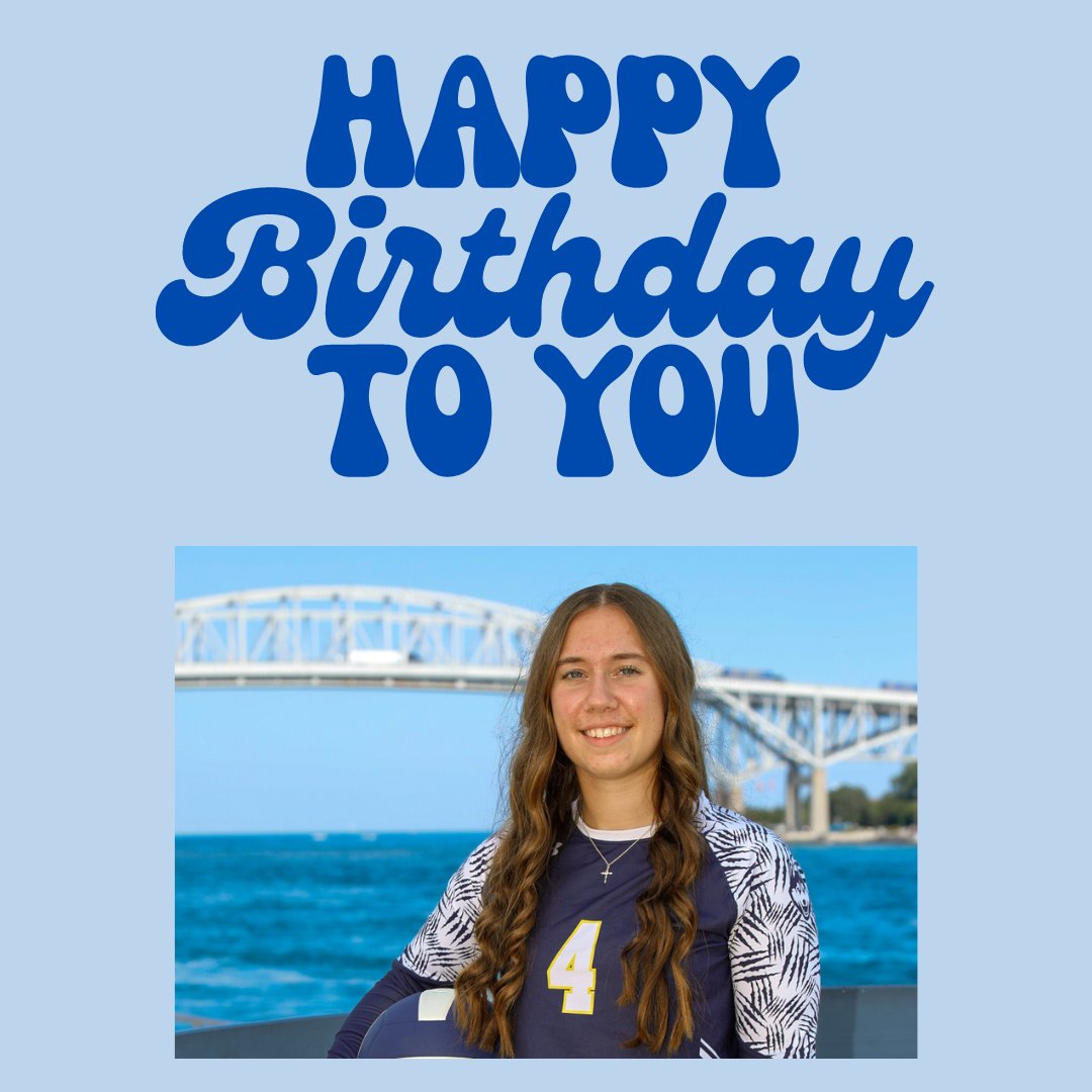 Wishing a Happy Birthday to Hailey! Have an amazing day! 🎂🎉🏐
