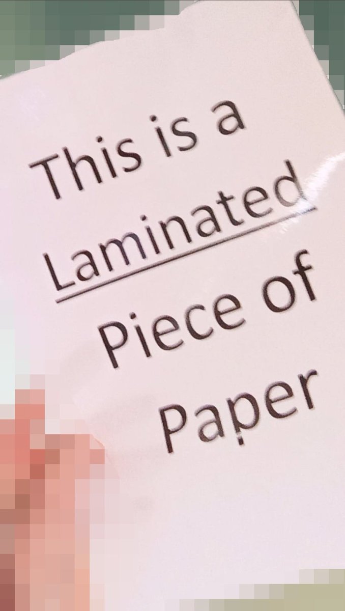 Laminted_Paper's tweet photo. I am now up with the @LHS_English department! Keep an eye out for me when you visit! #2ndstop #laminatedpaper https://t.co/Mz9o6xk7tX