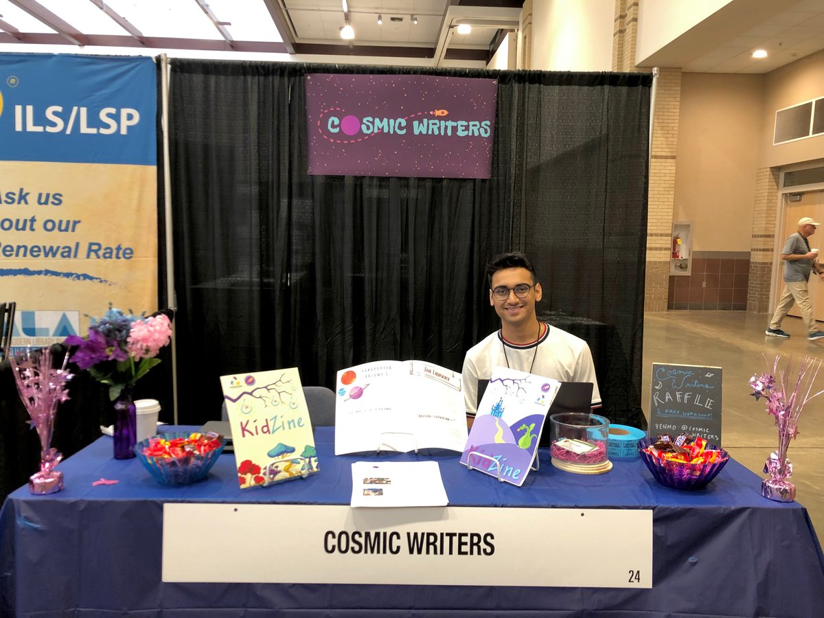Cosmic Writers is at #ARSL2022 ! Stop by our table in the exhibit hall!