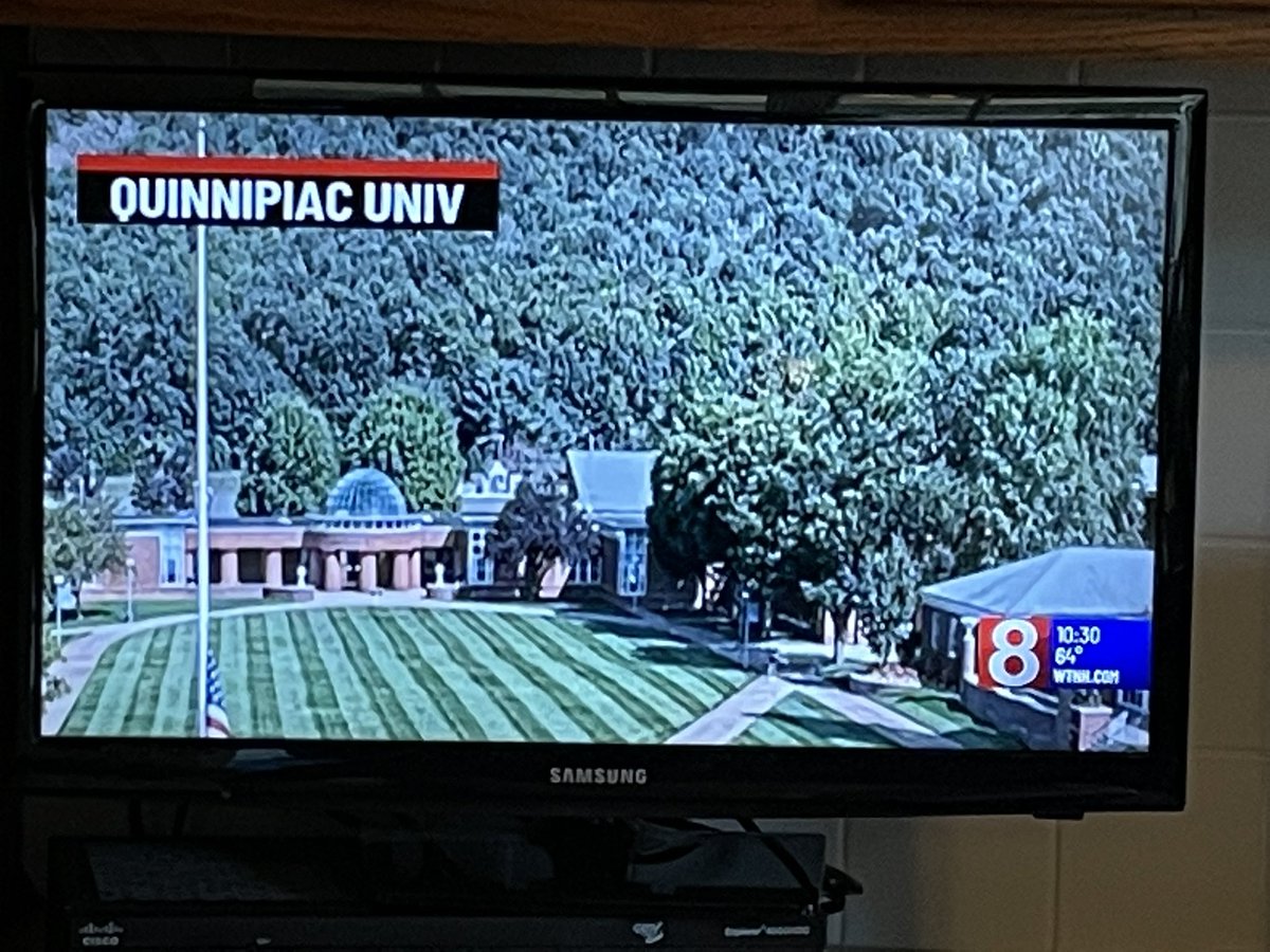 johnwmorganjr (@jwmorganjr) on Twitter photo Thank you, <a href="/Ash_Baylor/">Ashley Baylor</a> of <a href="/WTNH/">WTNH News 8</a> for the nice shoutout about the beauty of <a href="/QuinnipiacU/">Quinnipiac University</a> this morning. Thank you, <a href="/Ash_Baylor/">Ashley Baylor</a> of <a href="/WTNH/">WTNH News 8</a> for the nice shoutout about the beauty of <a href="/QuinnipiacU/">Quinnipiac University</a> this morning.