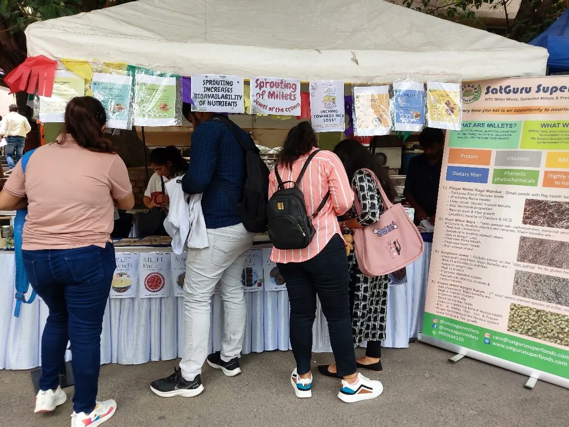 onceagainmillet's tweet photo. Glad to be a part of the Millet Fest organised by @manav_rachna in association with @nutrihubtbi 
.
.
#internationalyearofmillets #nutrihub #iimr #milletstartup #sproutedmillet #ancient #ancientgrain #indiangrain #grainofindia #milletfest #fest #manavrachnauniversity https://t.co/djbpuAr3Rq