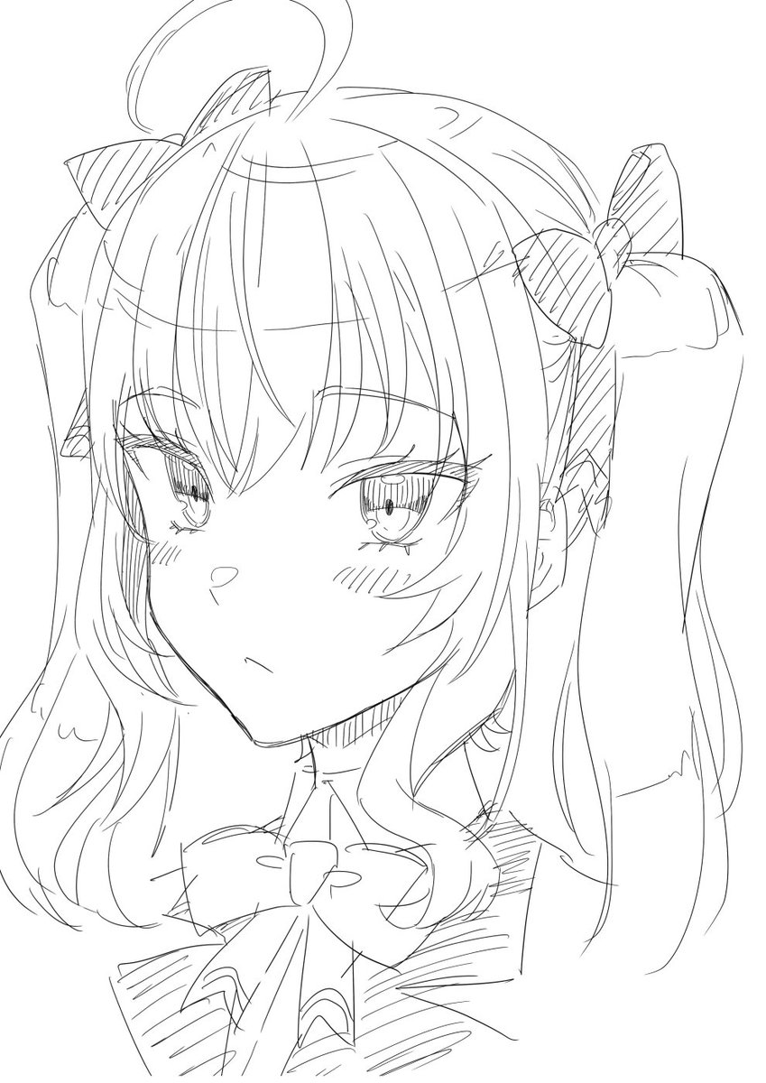 顔を可愛く描けるようになりたいから練習するぞ! 71 