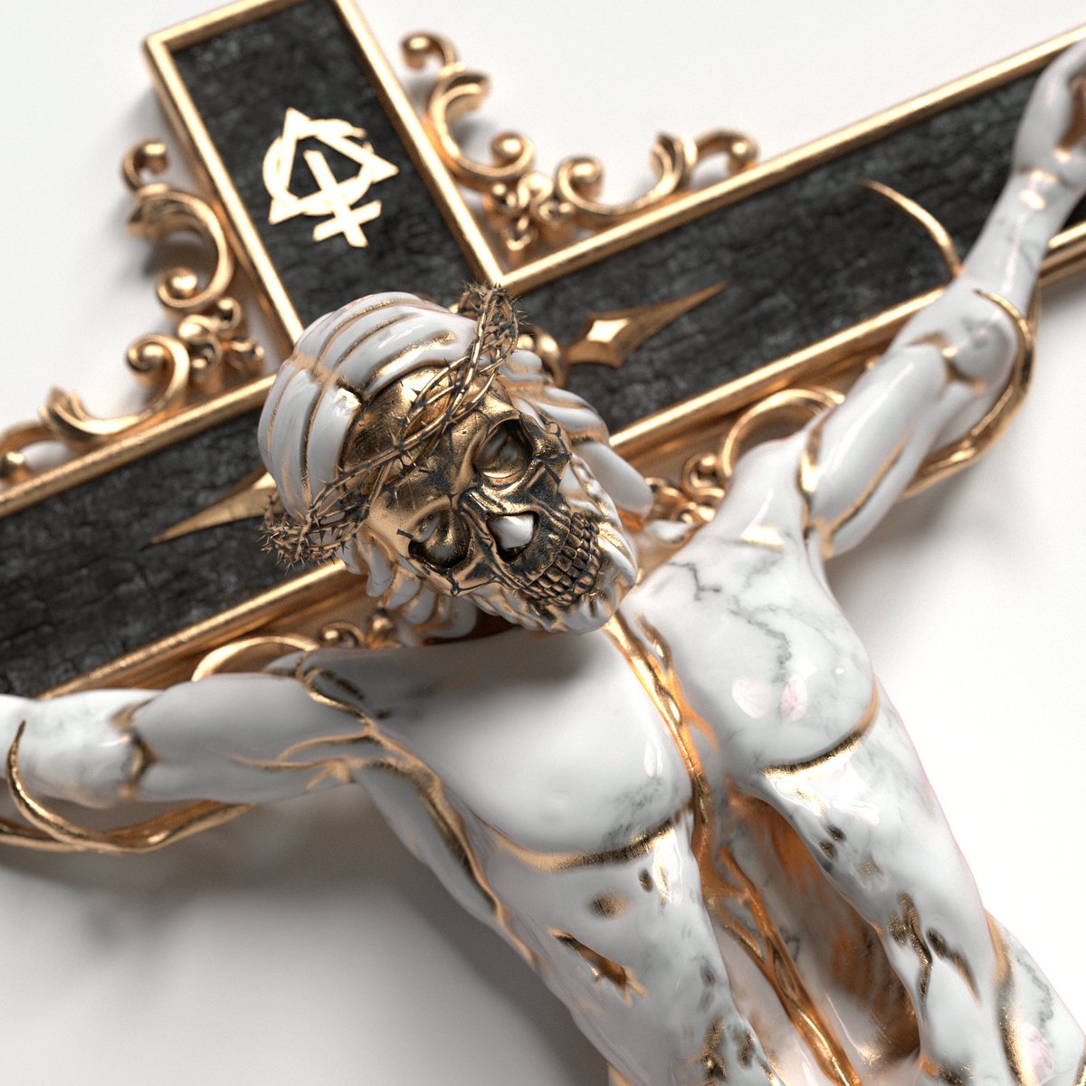 Friends.  For me, as an artist, today is a significant day.  Today the group's <a href="/BehemothBand/">Behemoth</a> album with my design was released.  Listen on all platforms.
"Opvs Contra Natvram"🔥
.
#3dartist #design #3dart #nftcommunity #Behemoth #heavymusic #art #strss893