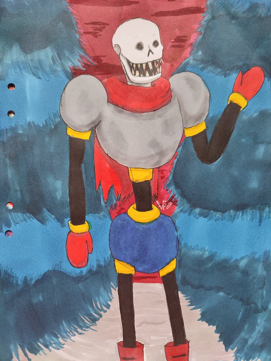 AtenoBear's tweet photo. Papytember day 16: Horror tale
#papytember #horrortale https://t.co/GuXK7uirdZ
