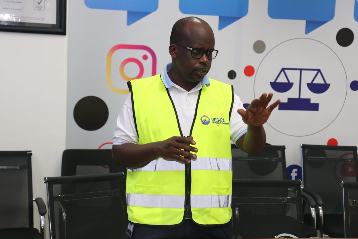 UegclOfficial's tweet photo. Today, #Isimba HPP played host to a team of lead communicators from across the Ugandan electricity sector. "This visit is aimed at consolidating efforts across our sector, mainly in terms of Crisis communication", said the host @kusasira_enock - the HCCA at UEGCL. https://t.co/LPDXMDD5vL