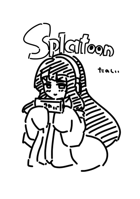 しばらく描かないと顔が別人になることに定評のあるうちの幽霊さん 