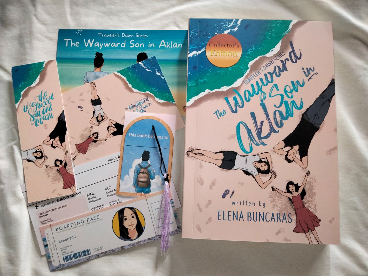 aloralaine1's tweet photo. Yey! TDS: The Wayward Son in Aklan (Collector's Edition) by Elena Buncaras โค
Maraming salamat po, @TheDreamPagesPH at Ms. @BuncarasElena !
#TWSIA
#TravelersDawnSeries
#ElenaBuncaras https://t.co/HfCF3NNApv