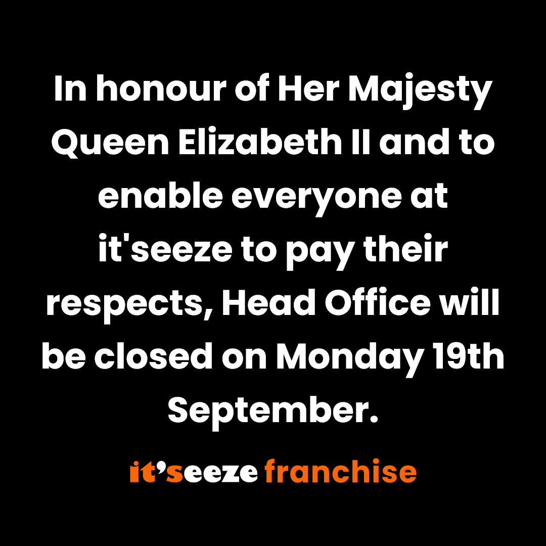 itseezefranch's tweet photo. 🔸 Update from Head Office 🔸

#itseeze | #franchise | #update https://t.co/wr9IFWIzKD