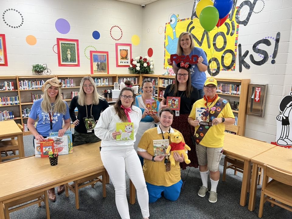 So much fun getting to be Christopher Robin for Reading in the Schools Day!