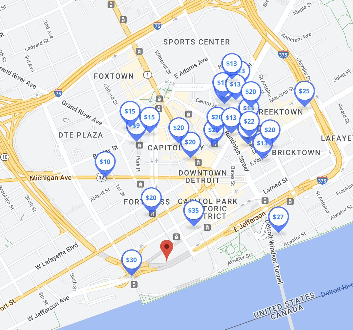 TrafficbyKt's tweet photo. @NAIASDetroit #Parking #DetroitAutoShow2022 Charity PREVIEW #FridayVibes
Heading #downtown tonight? -- see parking ahead of time ! #save #stress #TrafficAlert @WWJTraffic #Detroit #spothero #parkwhiz
Heads up The Lodge SB exit to Larned CLOSED at 4 into #downtown https://t.co/ogIvRLASzy