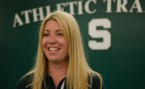 It's Natl. Concussion Awareness Day. MSU is home to a top scholar in concussion research, Tracey Covassin. She helped establish more realistic timelines for when HS athletes can return to sport post-concussion, rethinking what may be considered “normal:" education.msu.edu/news/2021/when…