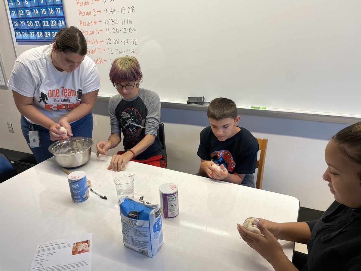msthatcher11's tweet photo. Investigated national day celebrations and practiced reading a recipe to celebrate National Play-Doh Day! #handsonlearning #functionalskills https://t.co/kkRK9YUjt8