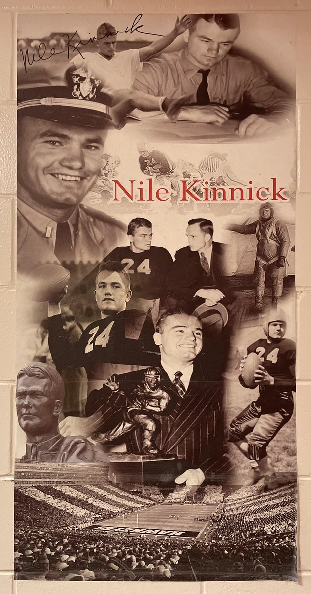 ADMFootball's tweet photo. Homecoming Friday!  We play for all of the people who wore the jersey before us!  At ADM that includes arguably the best athlete in the history of the state of Iowa, Nile Kinnick.

For those that came before us, for our brothers with us now, and for those that will follow! #TTW https://t.co/QnVdFchV6r