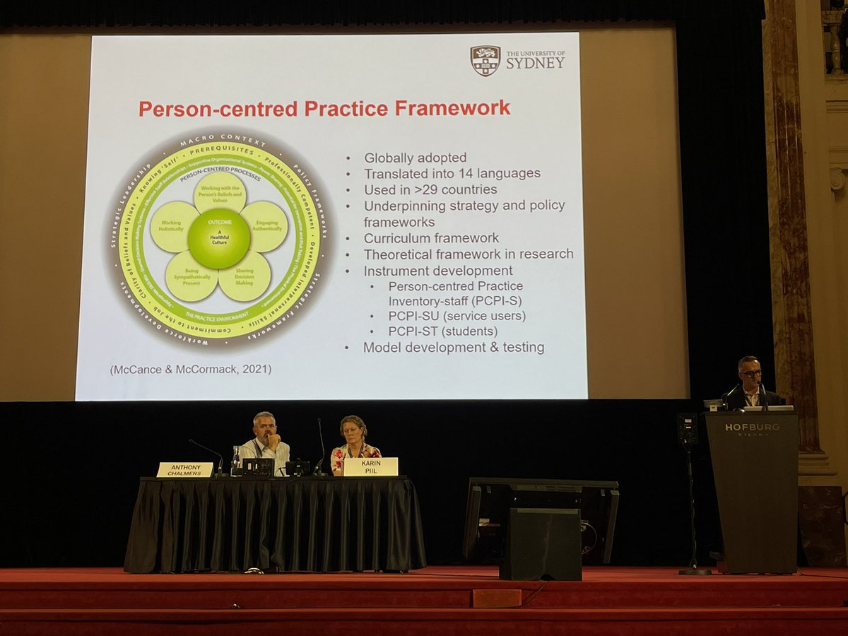 #EANO2022 #PCC Fantastic to start the session ”Person-centred care and implementation” with Prof.Brendan McCormack
