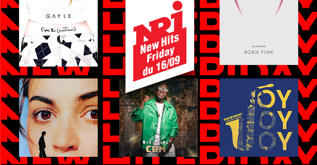 NRJRadiosDigit's tweet photo. Quoi de neuf aujourd'hui sur #NrjNewHitsFriday 📻https://t.co/V2Xy77UAAe ❓
@BLACKPINK @whoisgayle @BakermatMusic #werevana #Lomepal ... https://t.co/vxbqXFDvFG