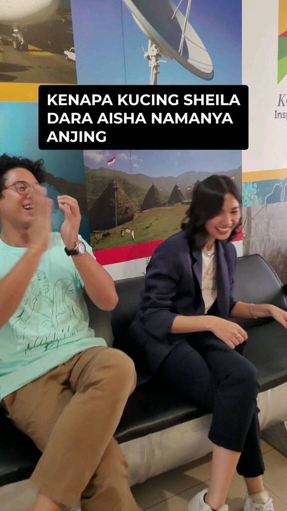 HaiMagazine's tweet photo. @sheiladaisha dan cerita kucingnya yang kayak anjing. (ft. @roysungkono)

#reels #hai45 #hai45piration https://t.co/9FgN15BUCi https://t.co/IrmoM2EXcS